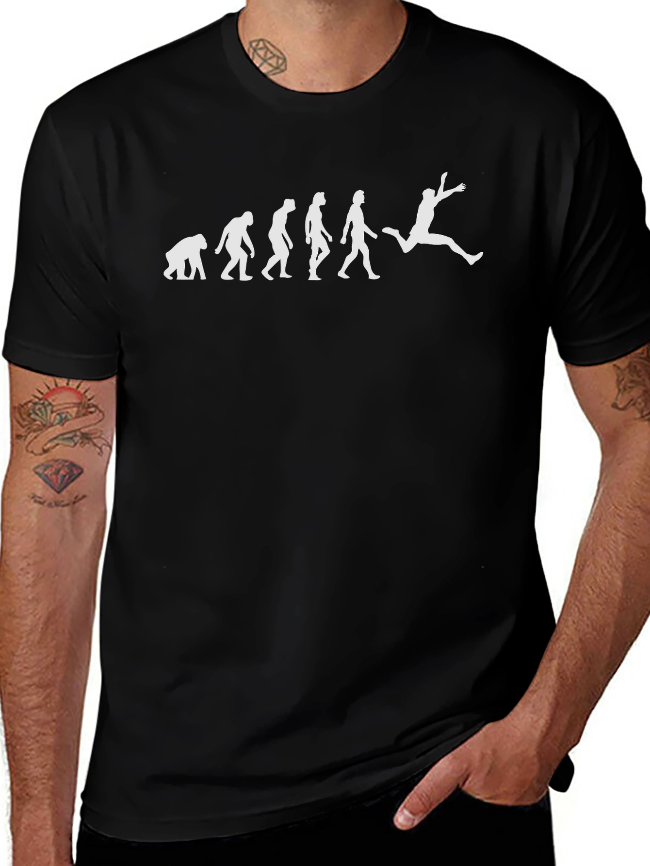 Evolution of Man T-Shirt - Funny Human Progress Tee