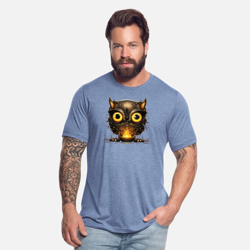 Filigree Ornate Black Owl or Cat