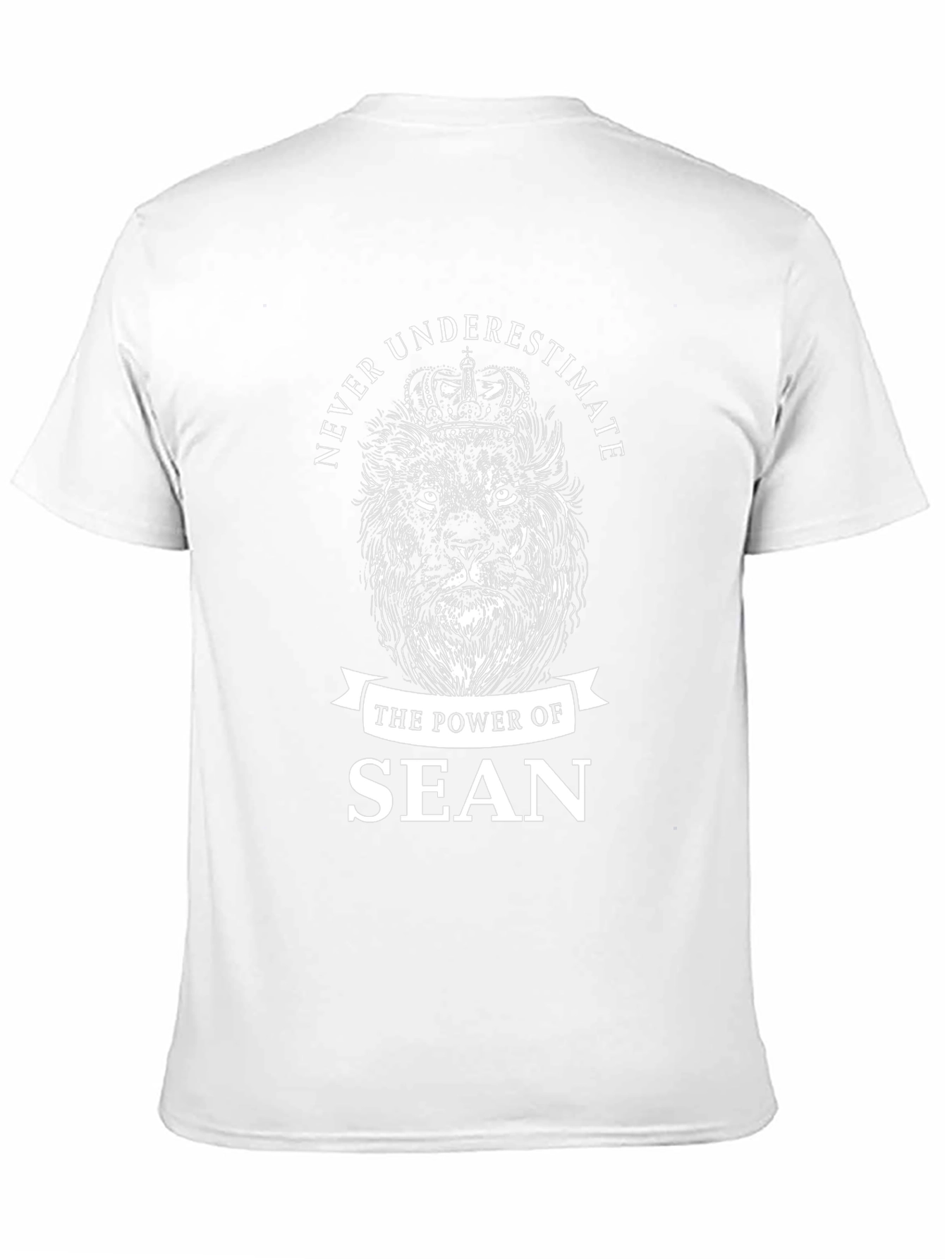 Sean Power Lion Black Graphic Tee