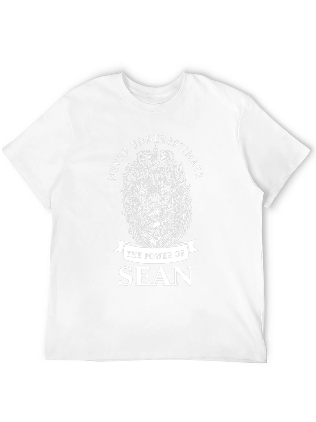 Sean Power Lion Black Graphic Tee