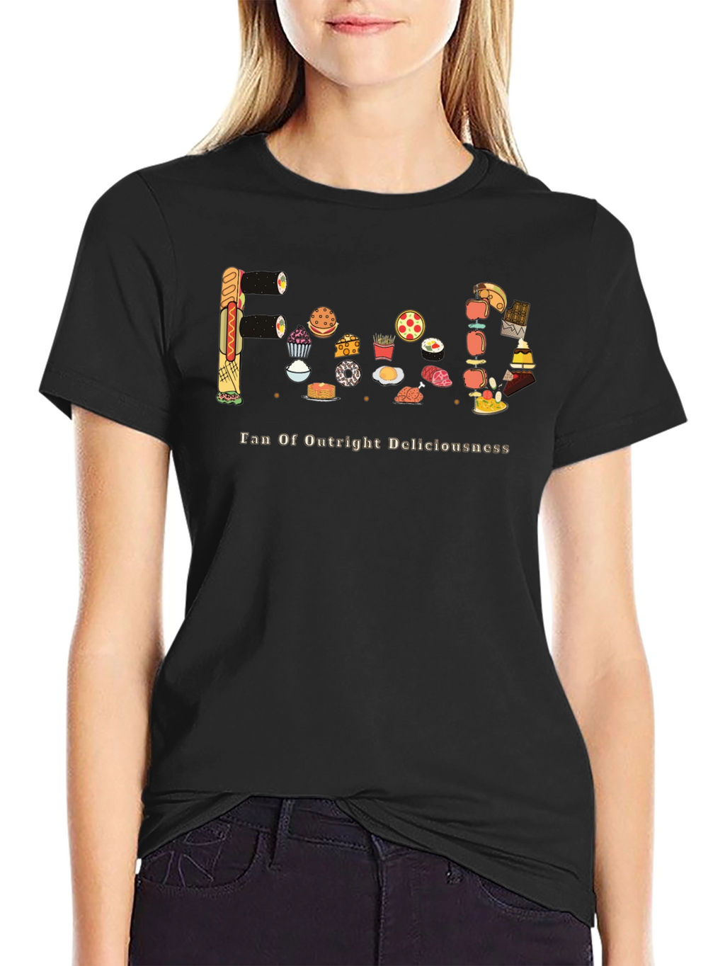 Foodie Graphic Tee - Fan of Outright Deliciousness