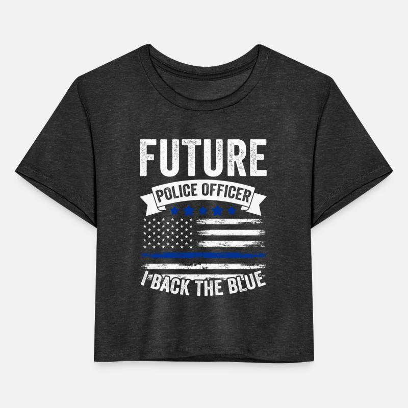 Future Police Officer Awesome Thin Blue Line