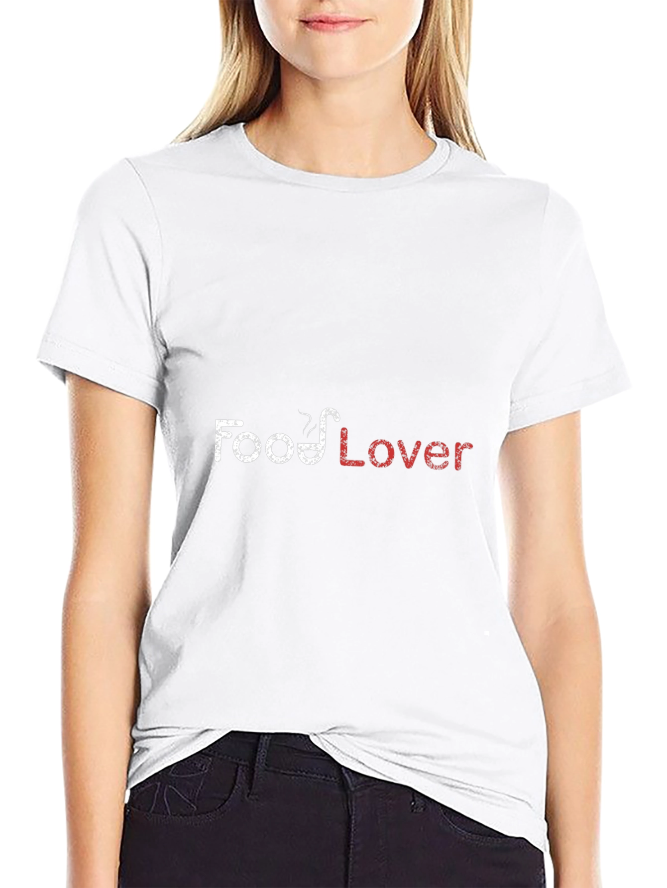 Food Lover Black Graphic T-Shirt