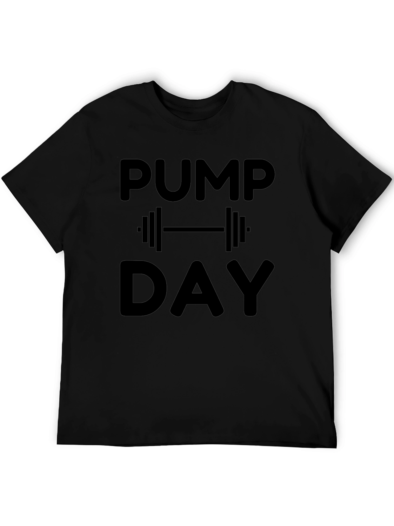 Pump Day Black Graphic Tee