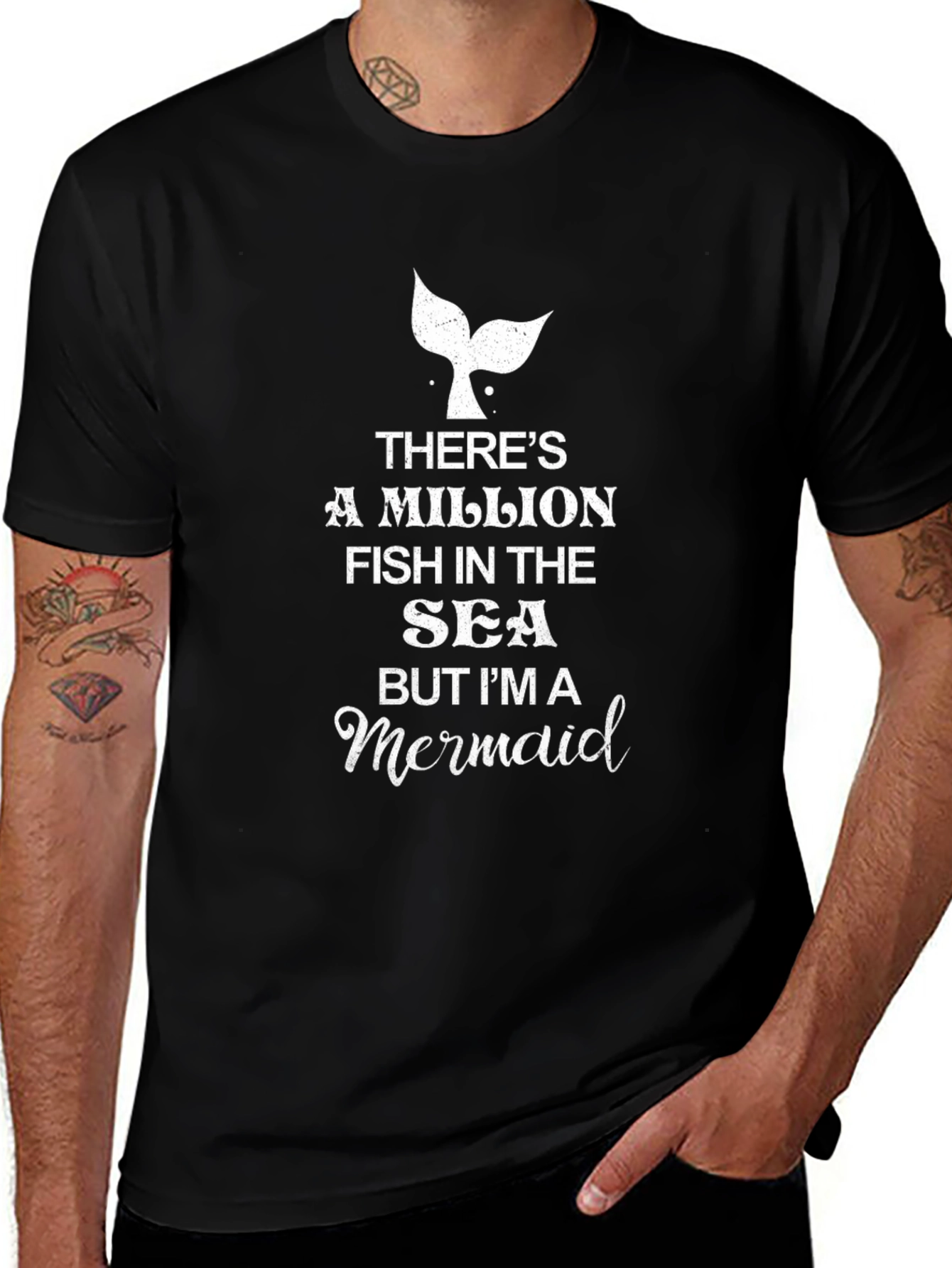 Mermaid T-Shirt - Novelty Graphic Tee
