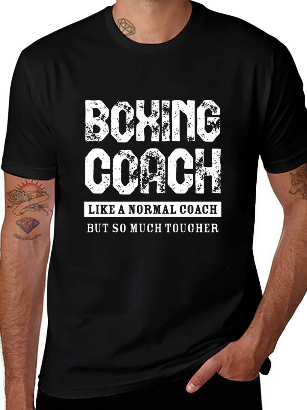 Boxing Coach T-Shirt - Tougher Than Normal