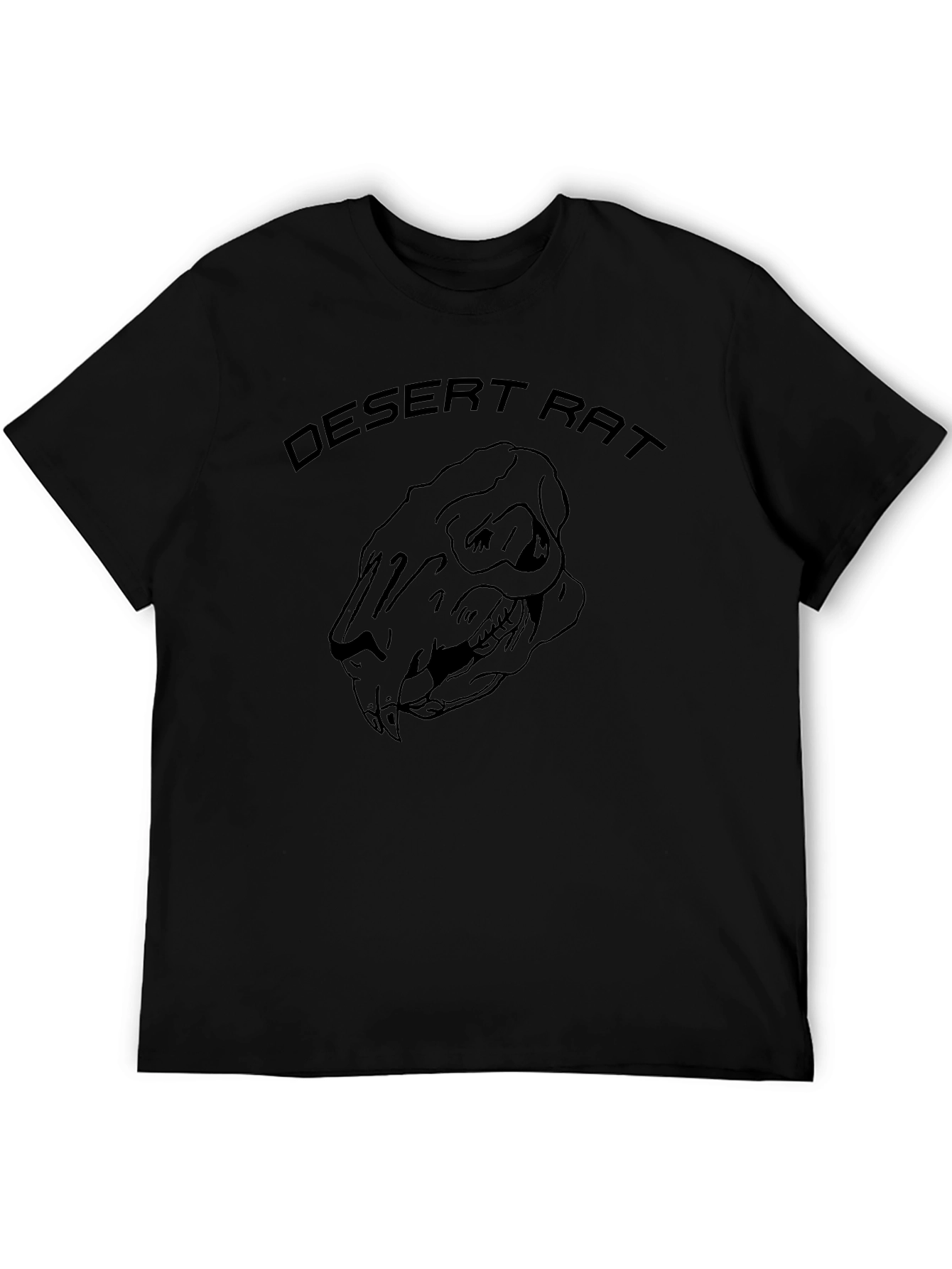 Desert Rat T-Shirt - Skull Graphic Tee
