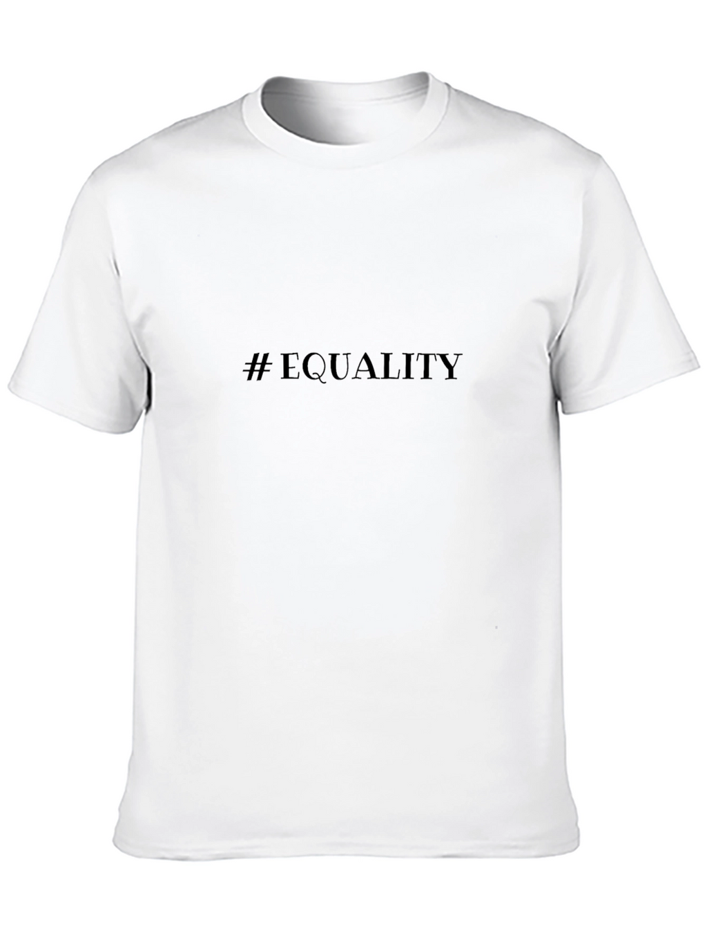 Equality T-Shirt - Black Crew Neck