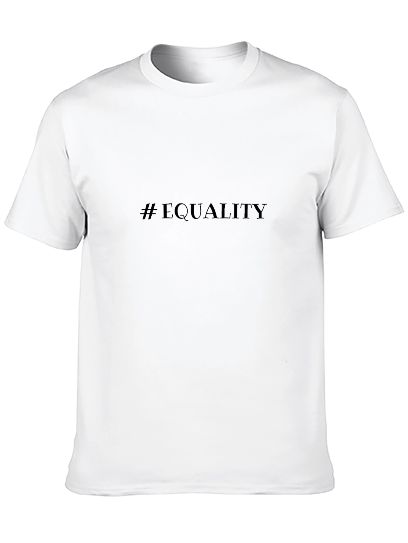 Equality T-Shirt - Black Crew Neck