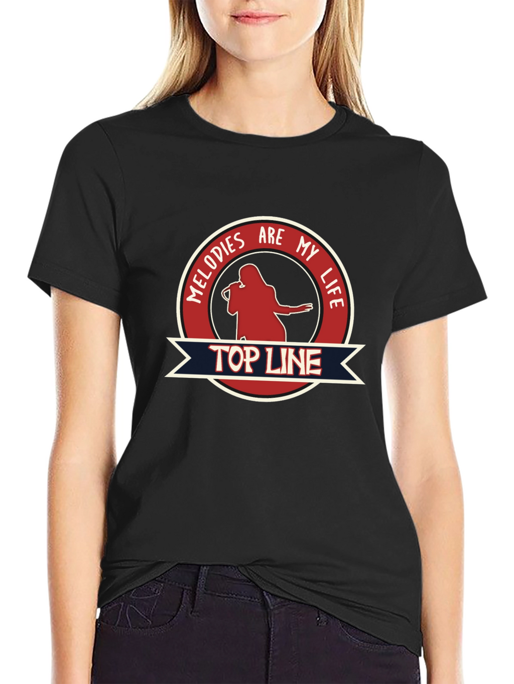Melodies Are My Life Top Line T-Shirt