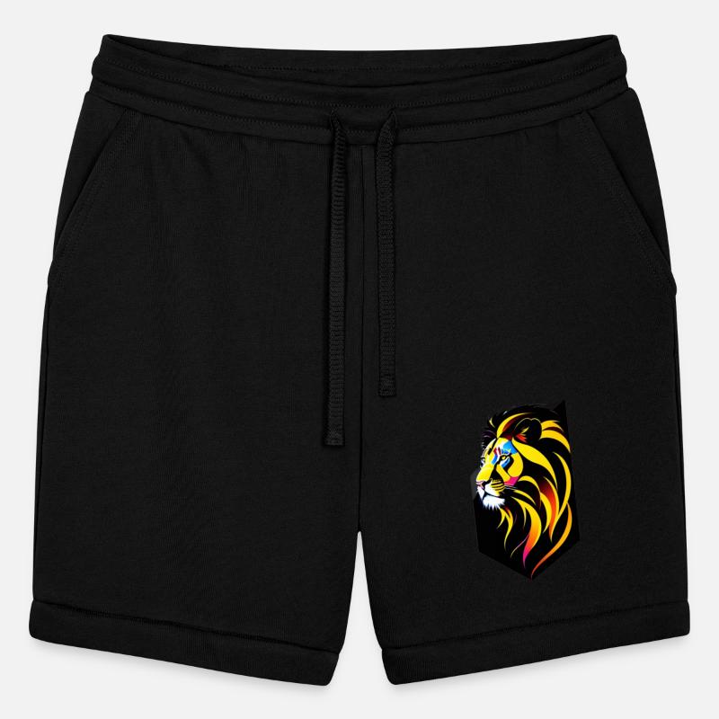 "Geometric Majesty: Lion Logo"