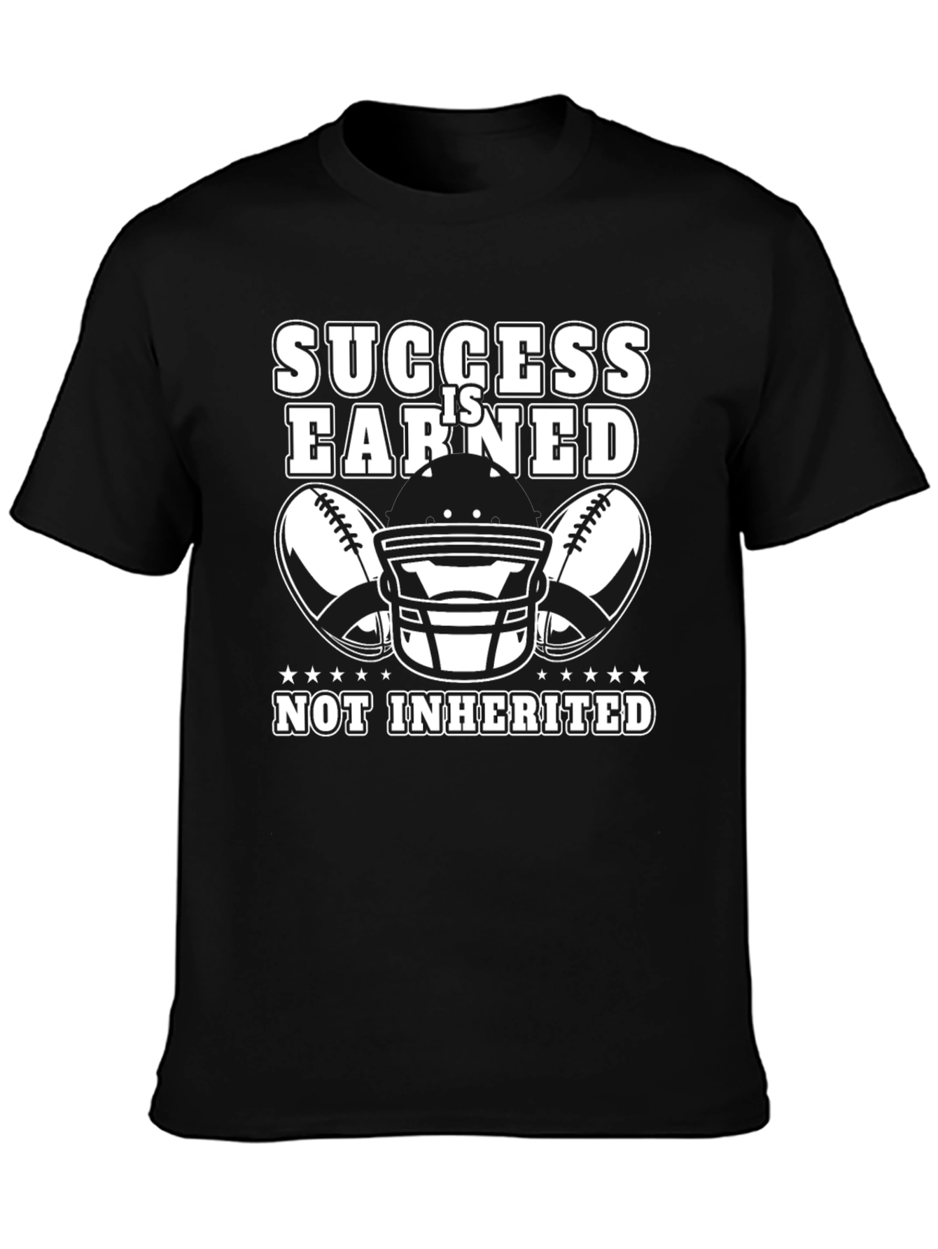 Success Is Earned Football T-Shirt