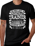 Personal Trainer Sassy & Crazy Black T-Shirt