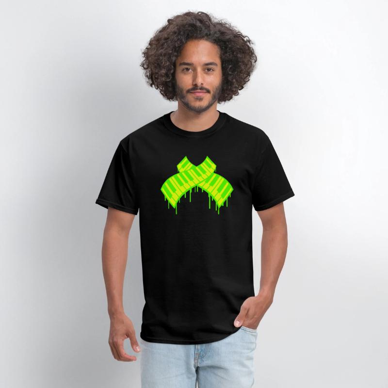 Graffiti Drops Grand Piano Synthesizer Keyboard DJ