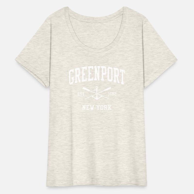 Greenport Ny Crossed Oars Boat Anchor Sports