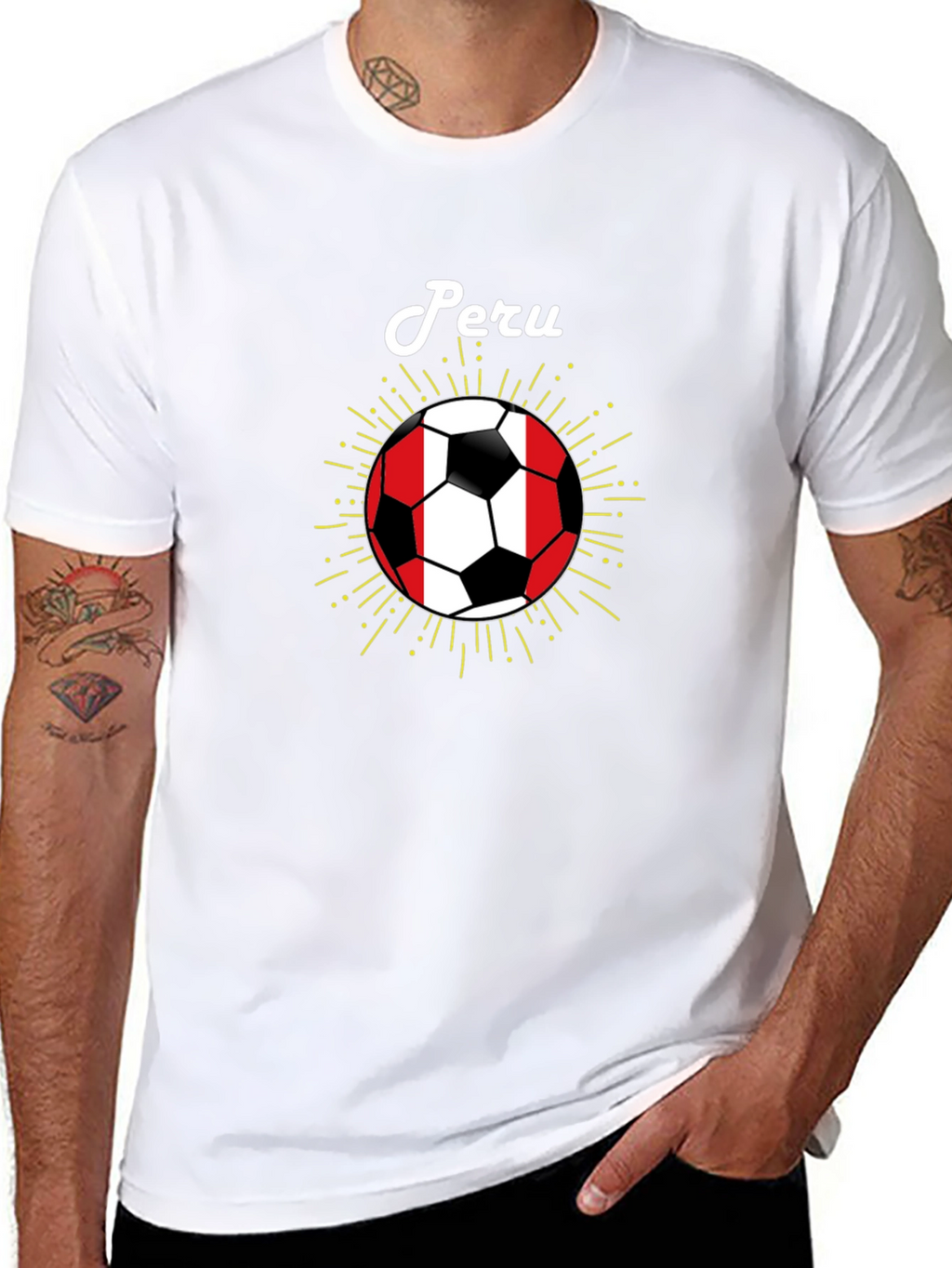Peru Soccer Flag T-Shirt