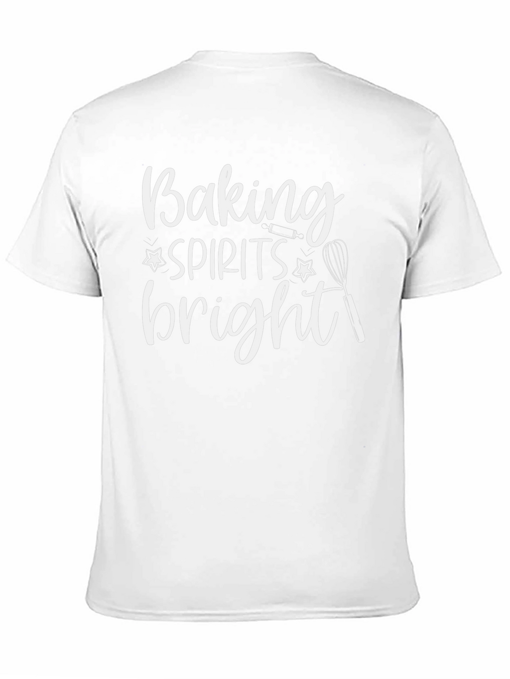 Baking Spirits Bright T-Shirt Black Holiday Tee