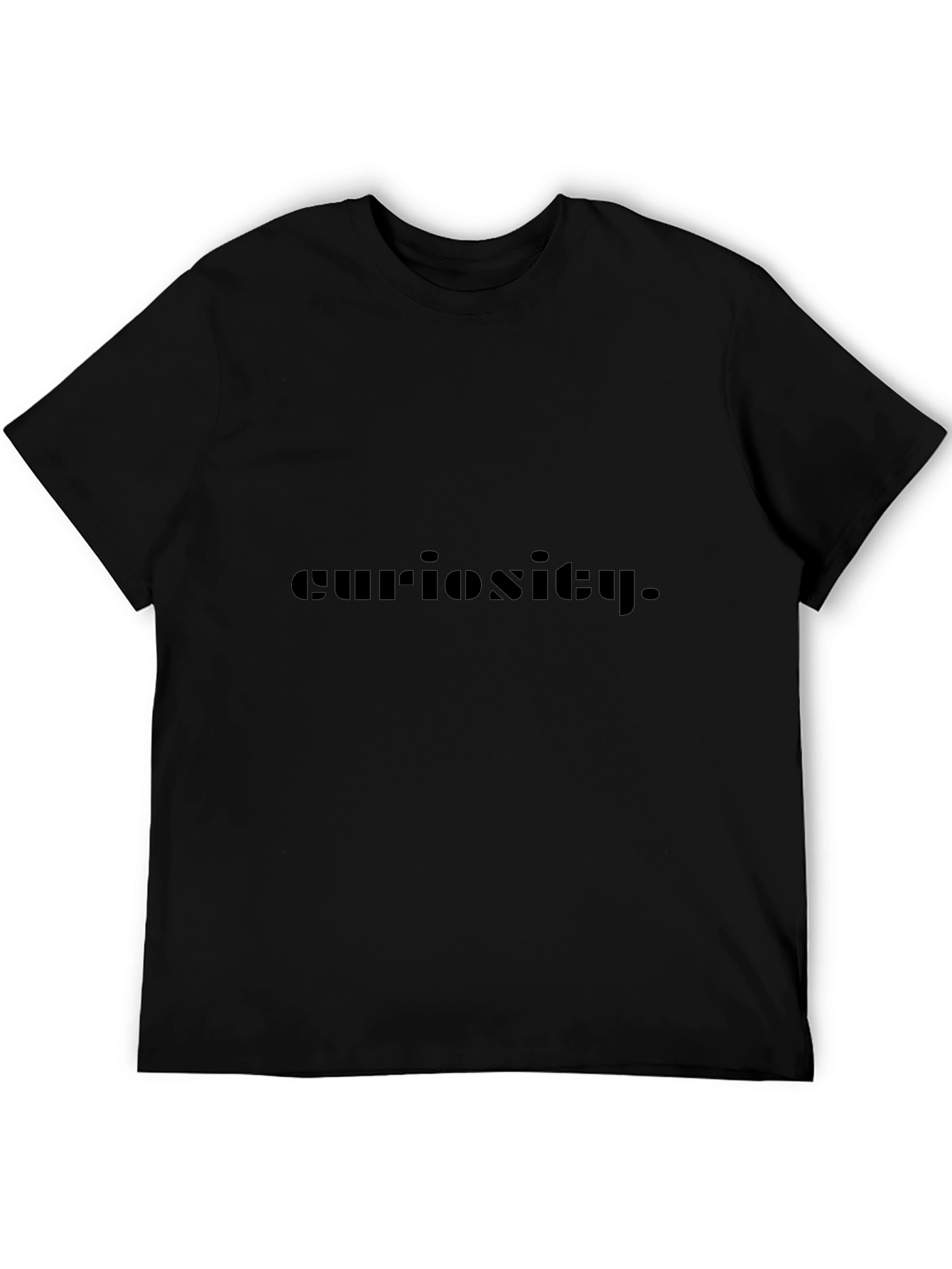 Curiosity Graphic Tee - Mens Black T-Shirt