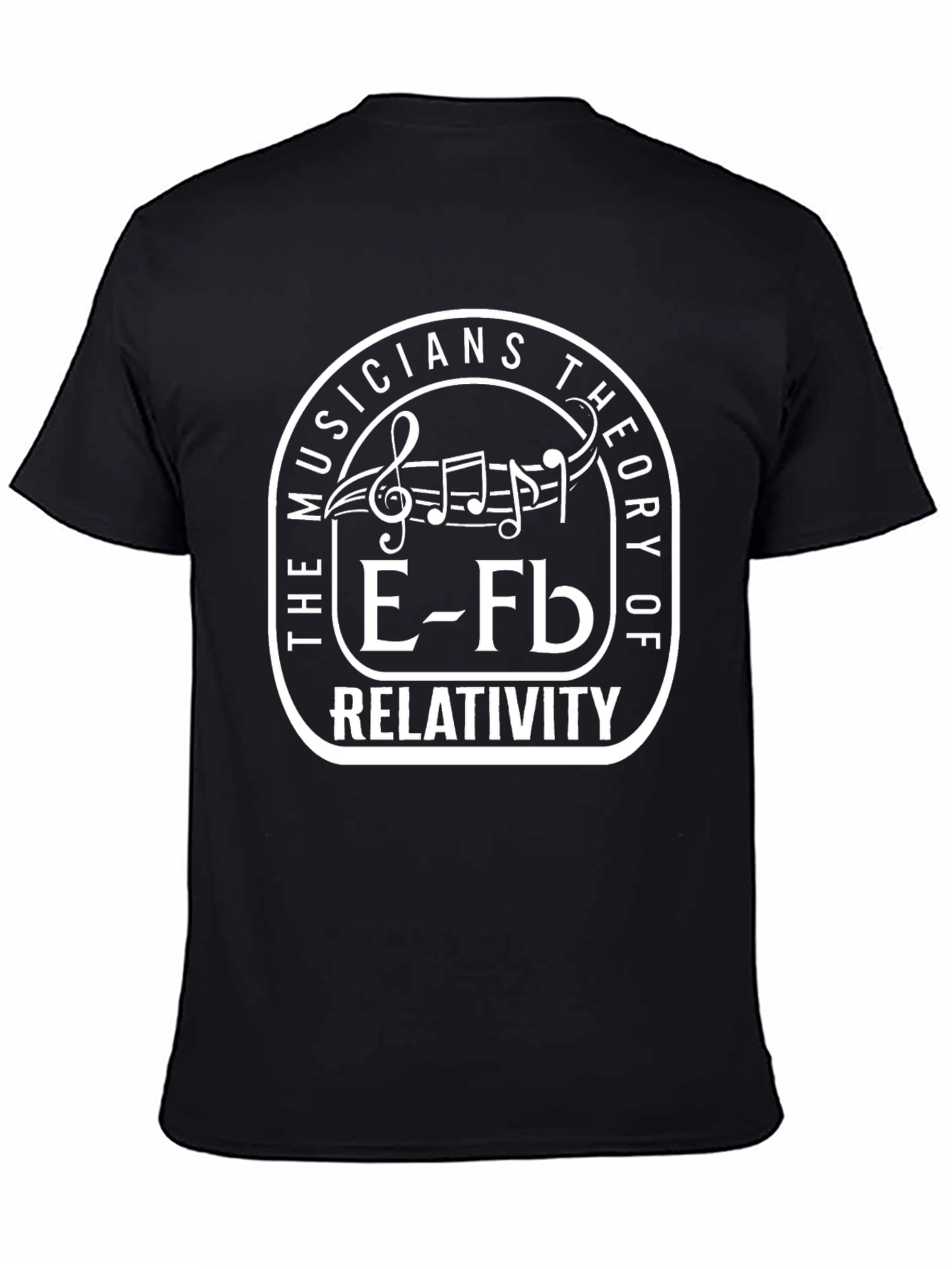 Musicians Theory of Relativity Black T-Shirt