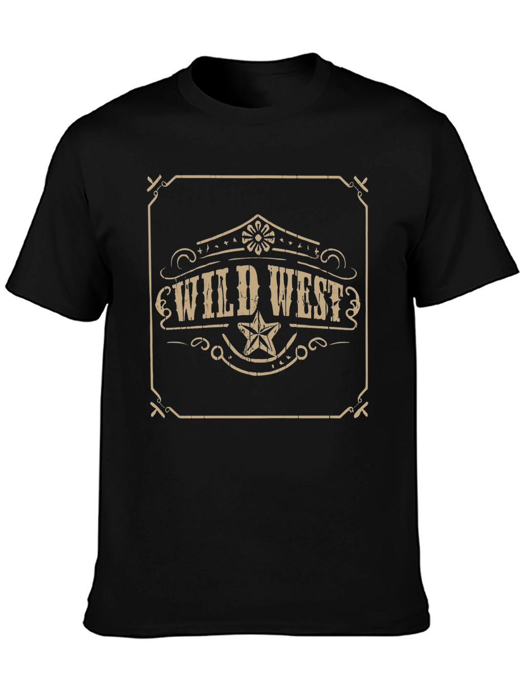 Wild West Graphic Tee - Black