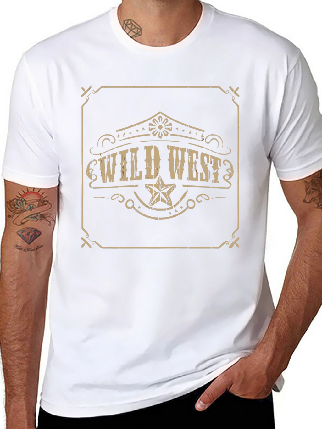 Wild West Graphic Tee - Black