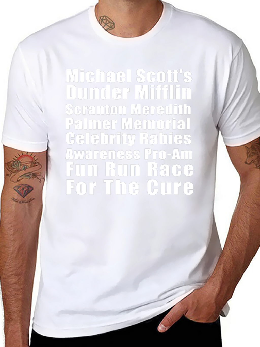 The Office Fun Run T-Shirt - Rabies Awareness