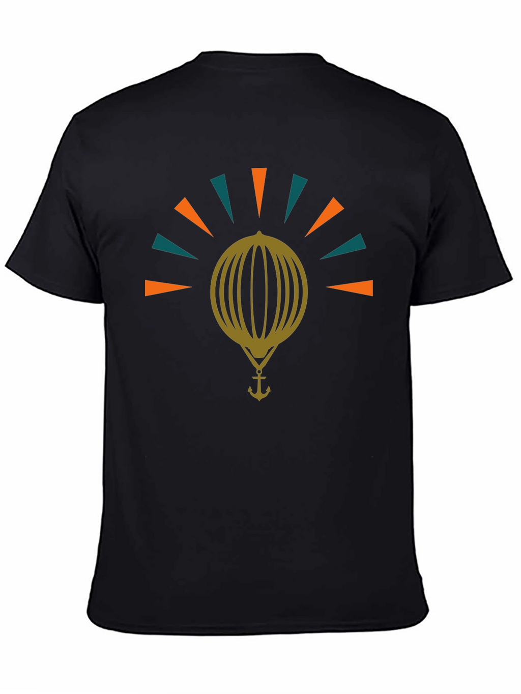 Retro Nautical Anchor Balloon Graphic Tee