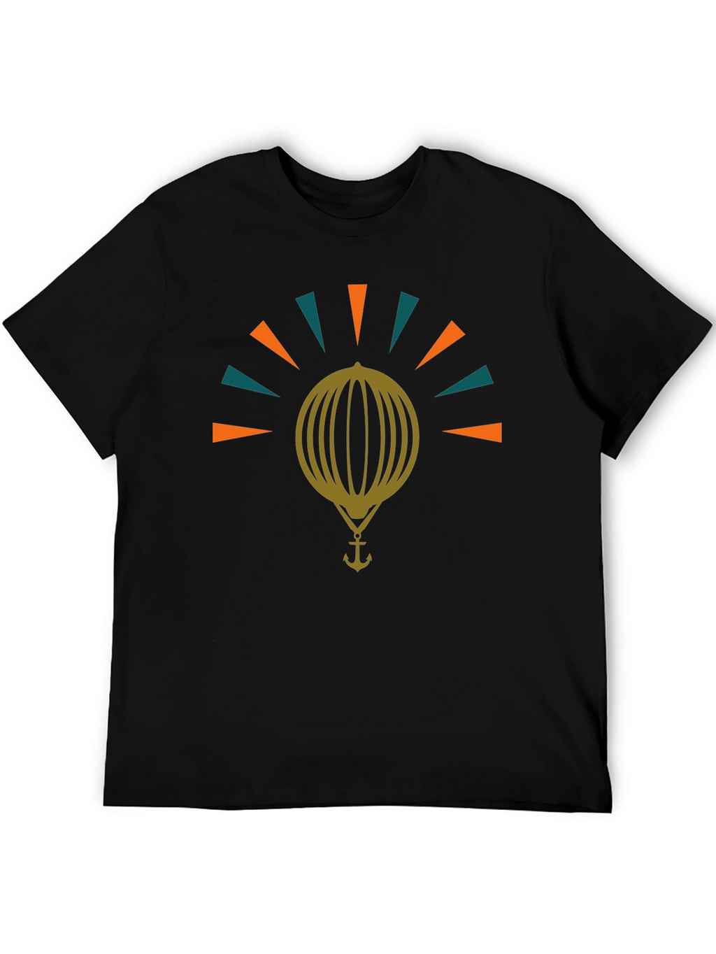 Retro Nautical Anchor Balloon Graphic Tee
