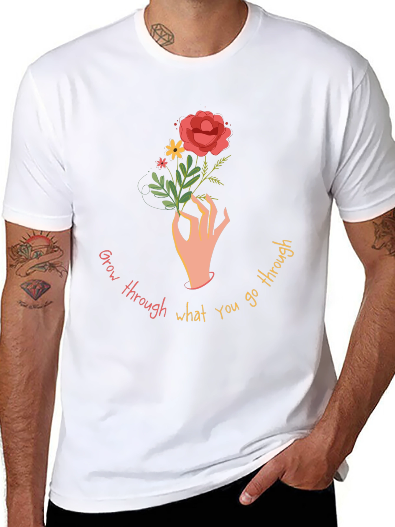 Grow Through What You Go Through Graphic Tee