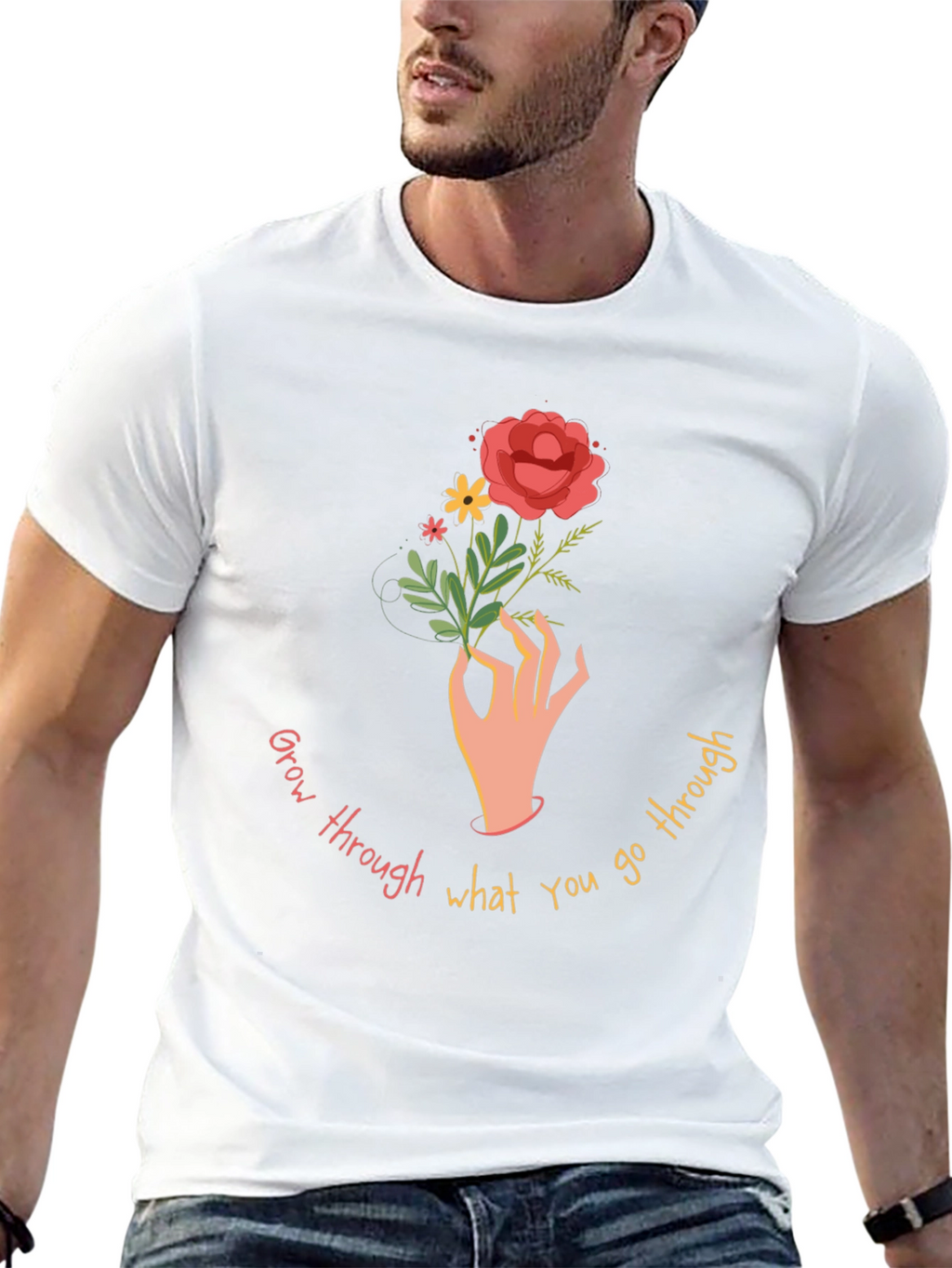 Grow Through What You Go Through Graphic Tee