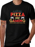 Pizza and Gaming T-Shirt - Gamer Life Tee