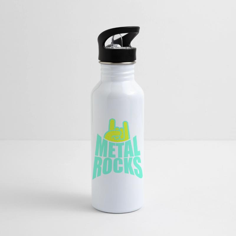 Heavy Metal Rocks Hard Rock Music Text Quote Logo