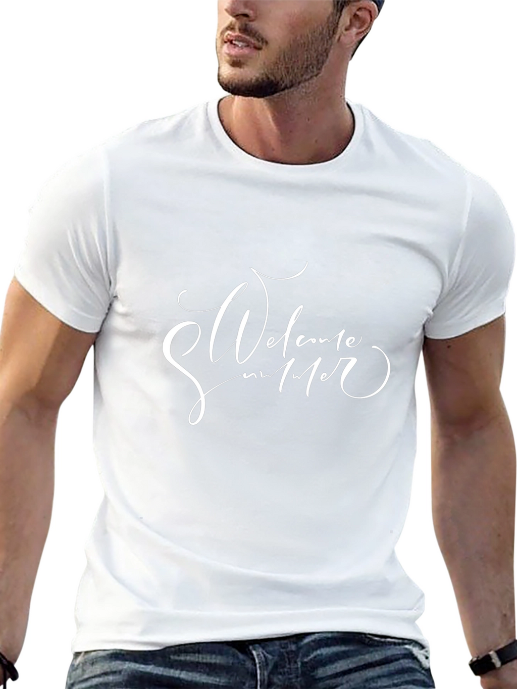 Welcome Summer Black T-Shirt