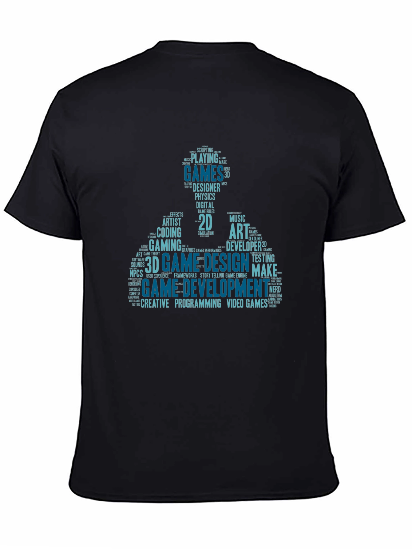 Game Development Word Art T-Shirt
