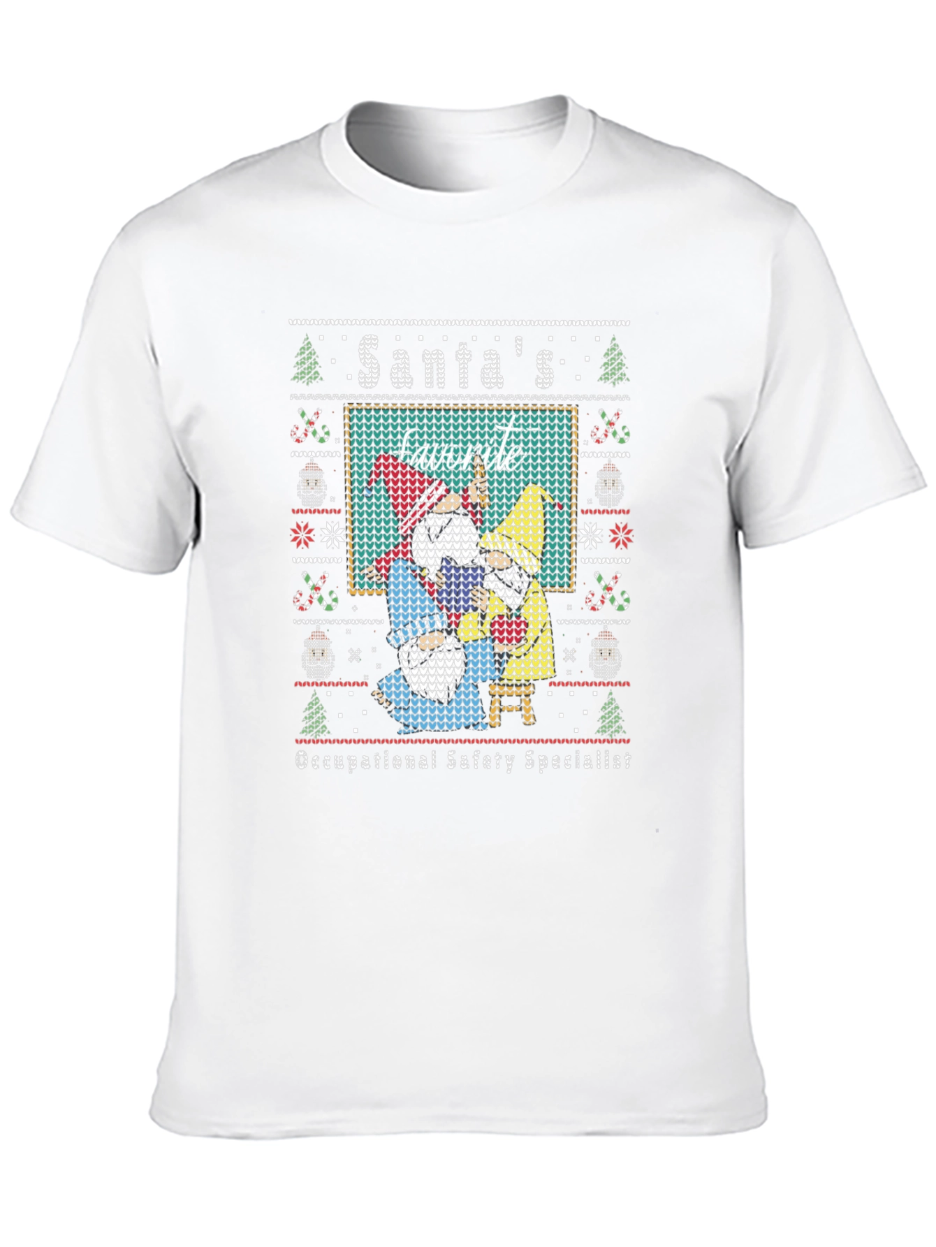Santas Favorite Occupational Safety Specialist Ugly Sweater Tee
