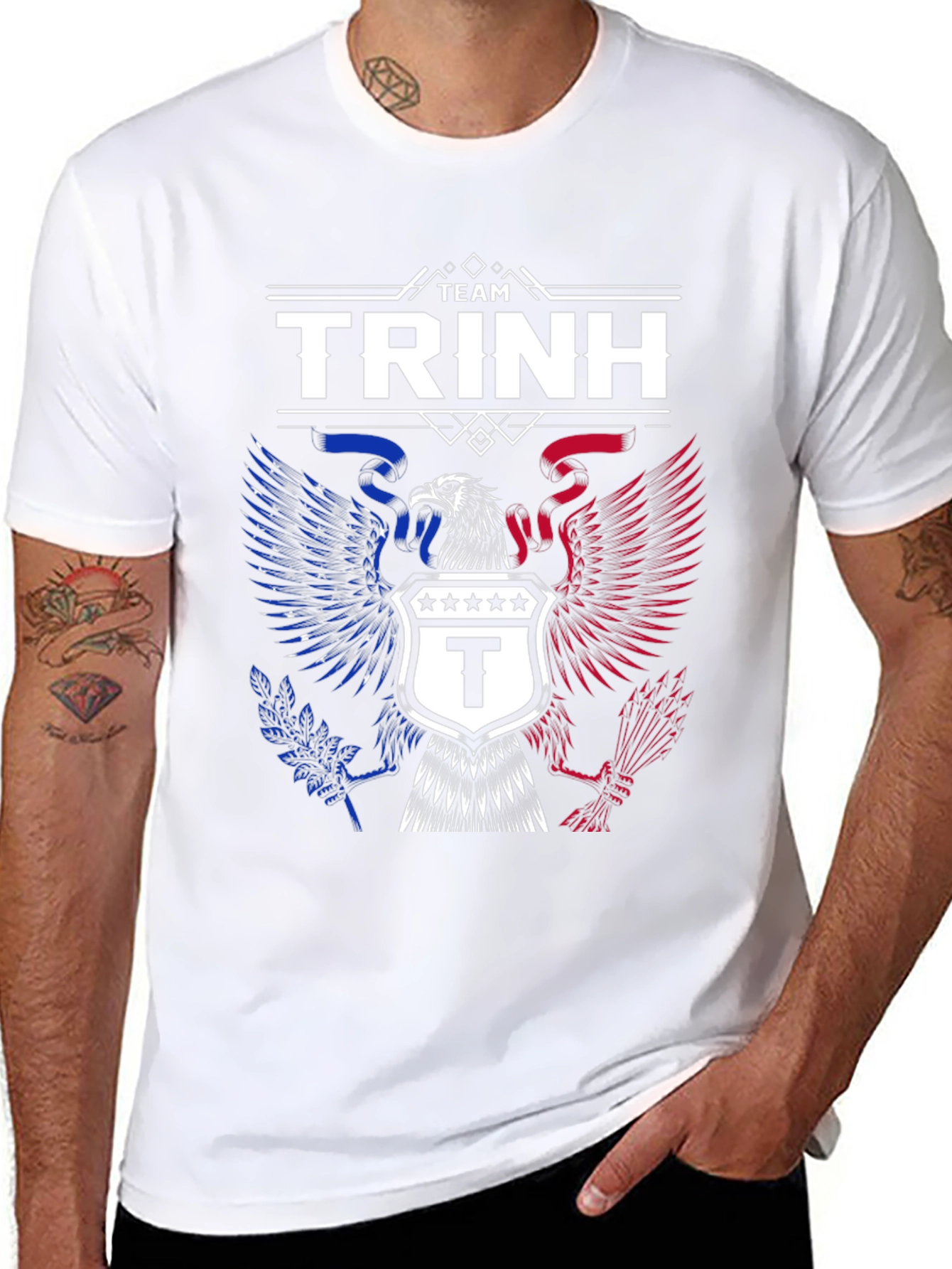 Team TRINH Patriotic Eagle T-Shirt