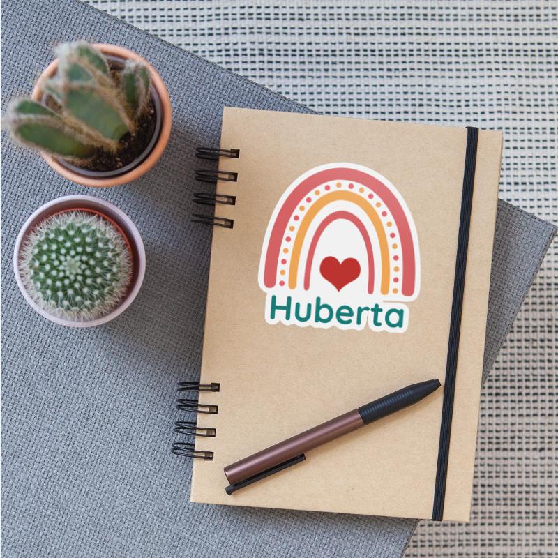 Huberta Vintage Boho Rainbow