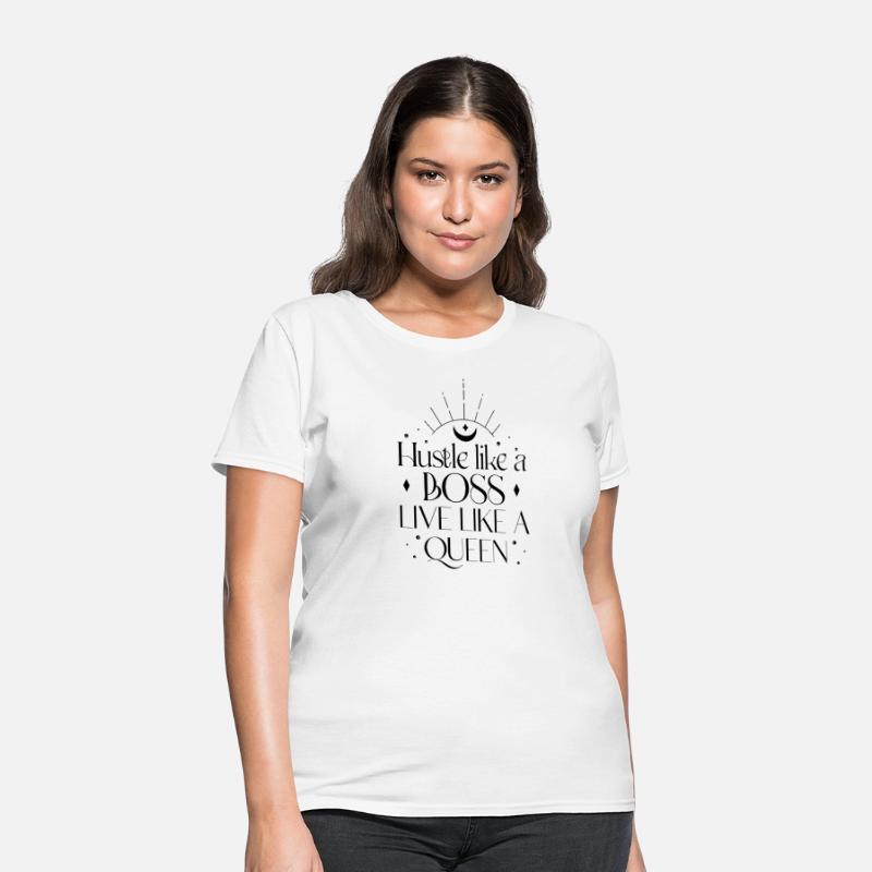 Hustle like a boss live like a queen