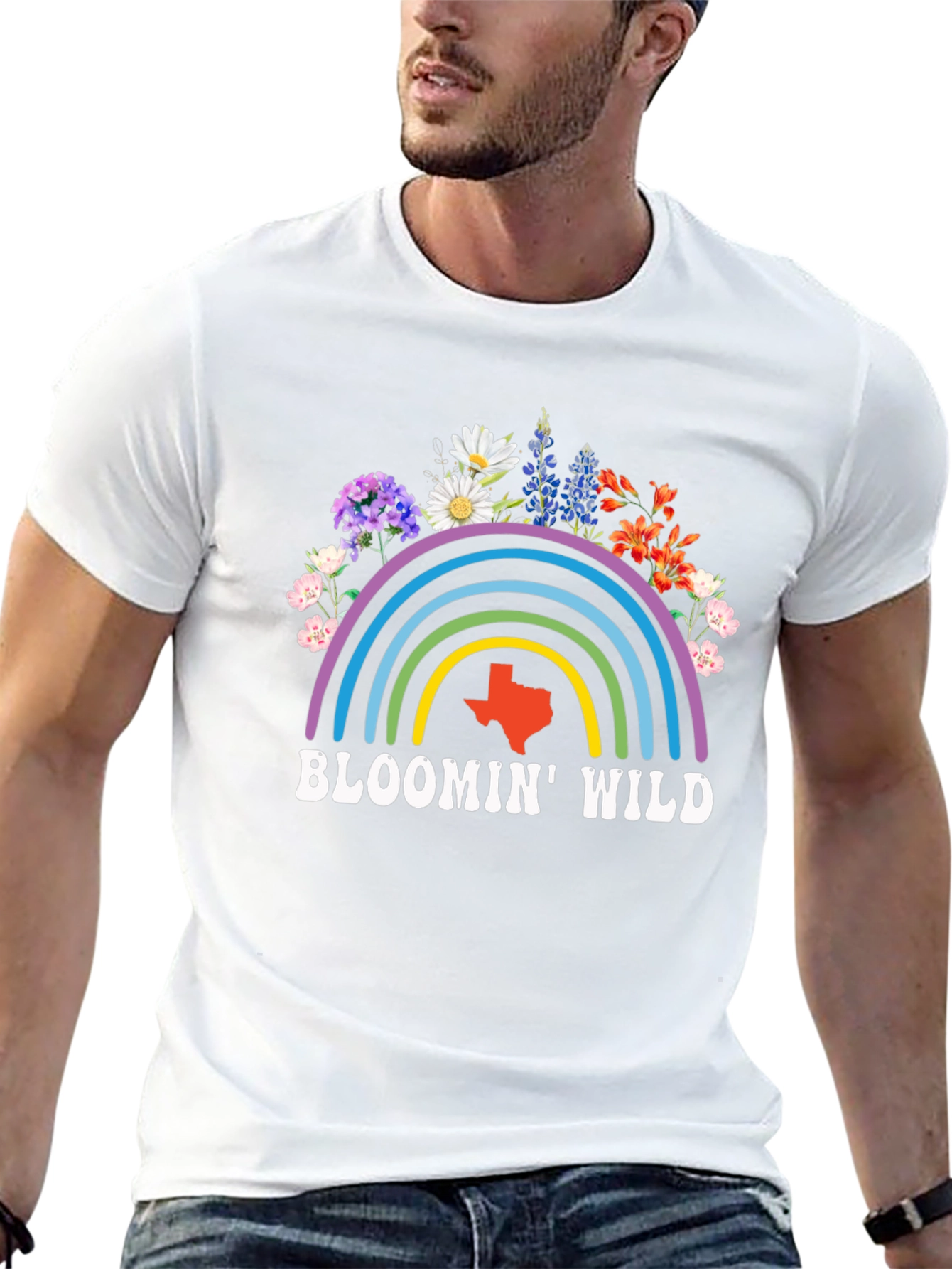 Bloomin Wild Texas Graphic Tee - Black