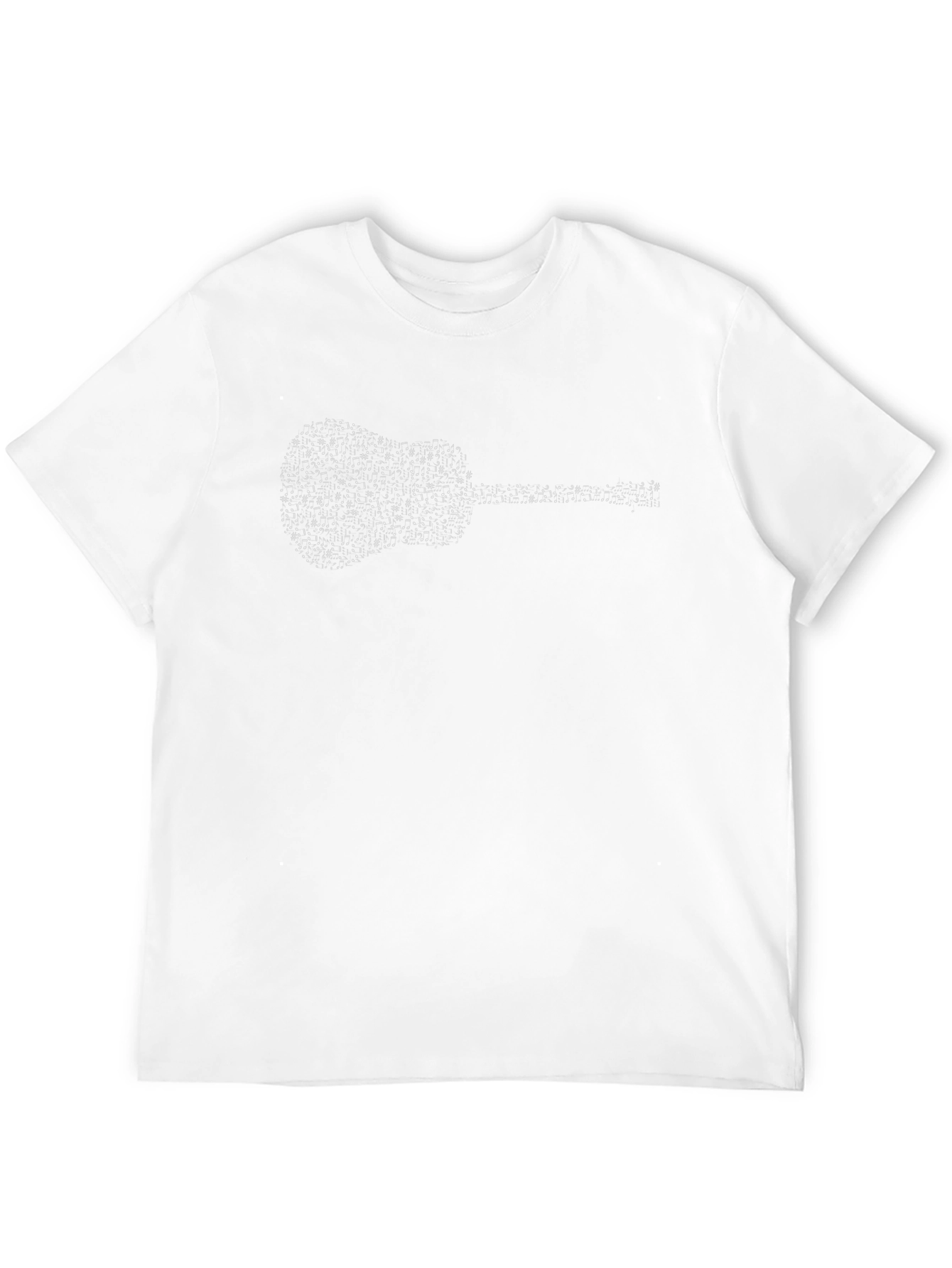 Musical Notes Guitar Graphic Tee