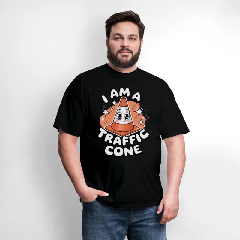 I AM A TRAFFIC CONE for a Disguise as a warning