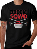 Broom Squad Curling T-Shirt - Novelty Sports Tee