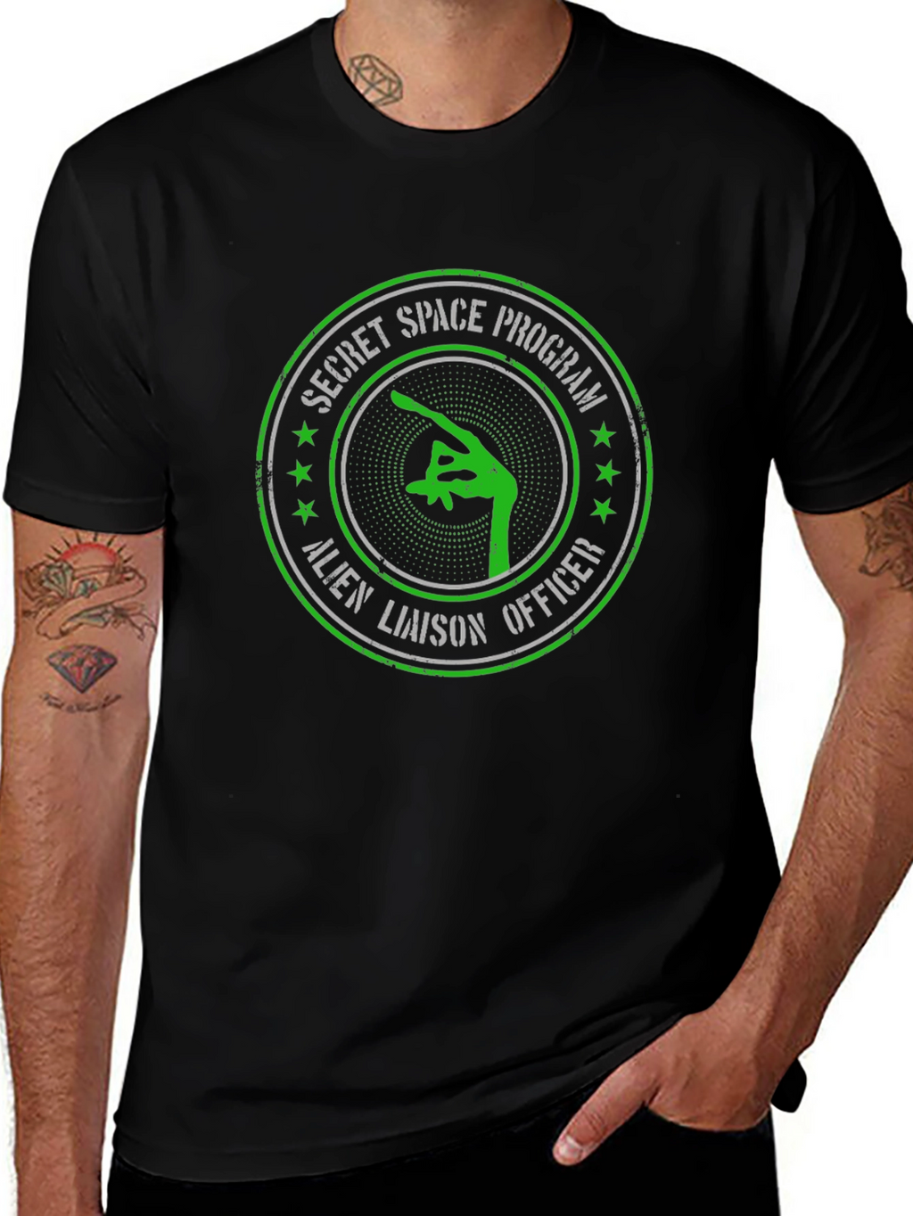 Secret Space Program Alien Liaison Officer T-Shirt
