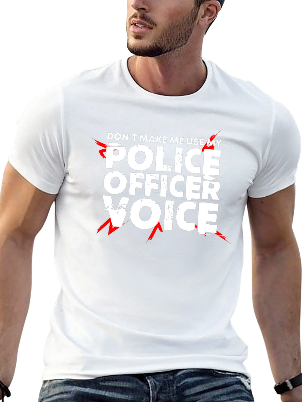 Dont Make Me Use My Police Officer Voice T-Shirt