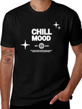 Chill Mood Black T-Shirt