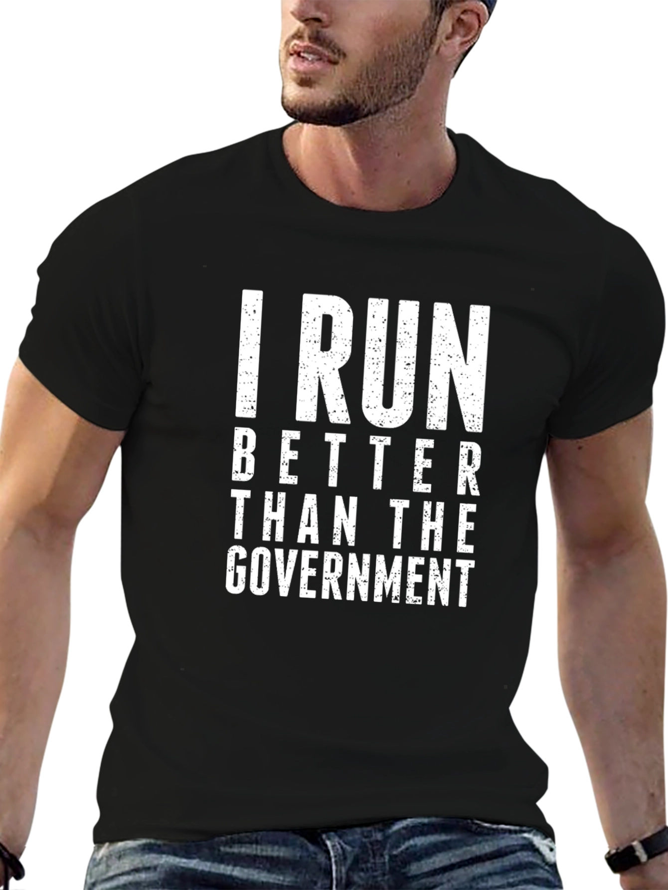 I Run Better Than the Government Graphic Tee