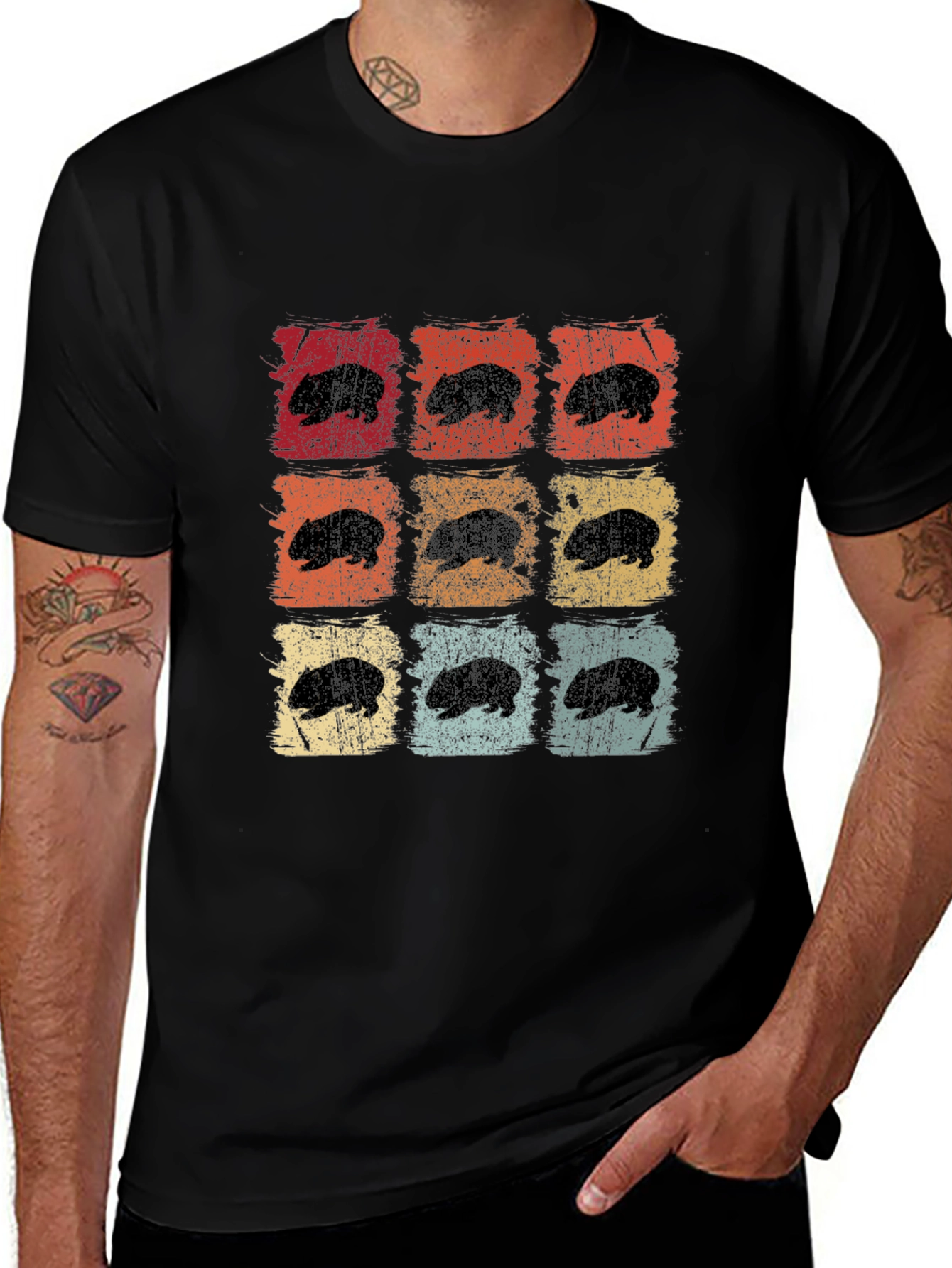 Vintage Wombat Graphic Tee