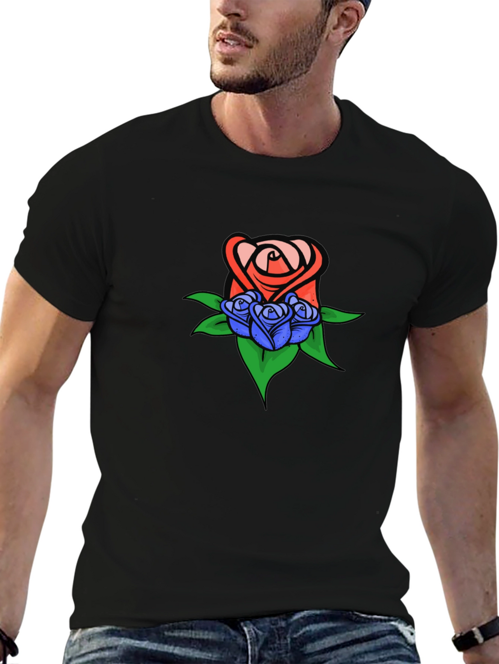 Rose Cluster Graphic Tee