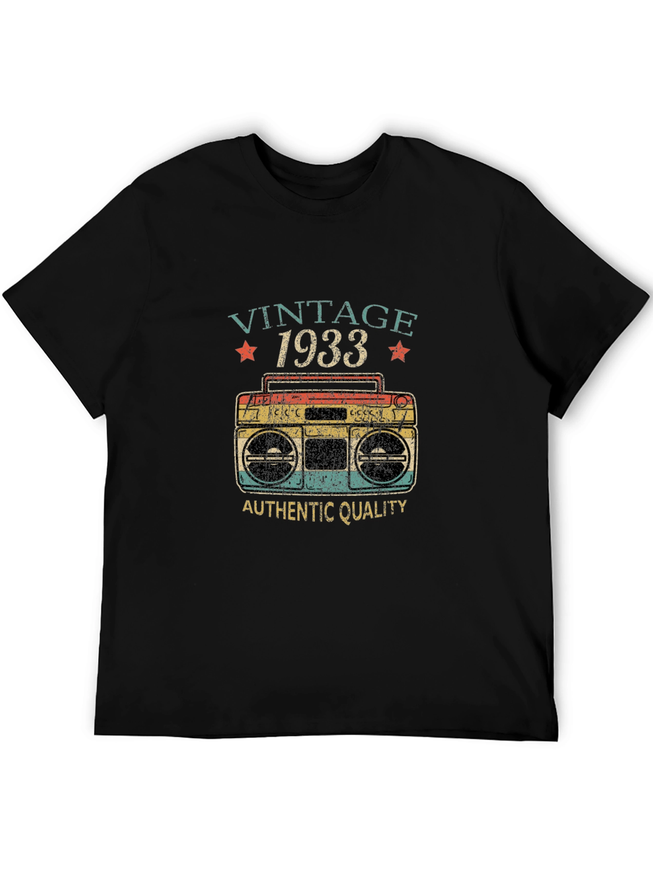 Vintage 1933 Boombox Graphic T-Shirt