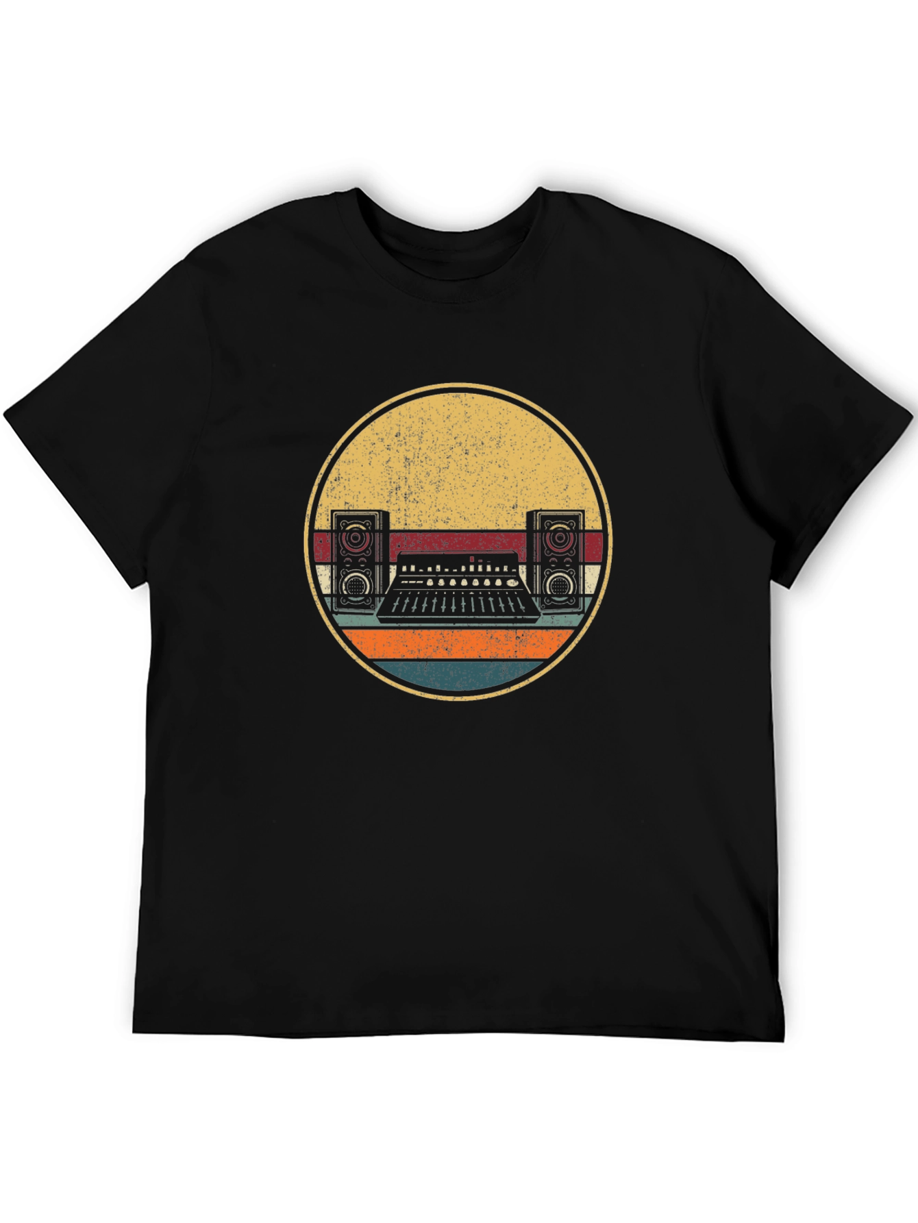Retro Music Mixer T-Shirt - Vintage Studio Tee
